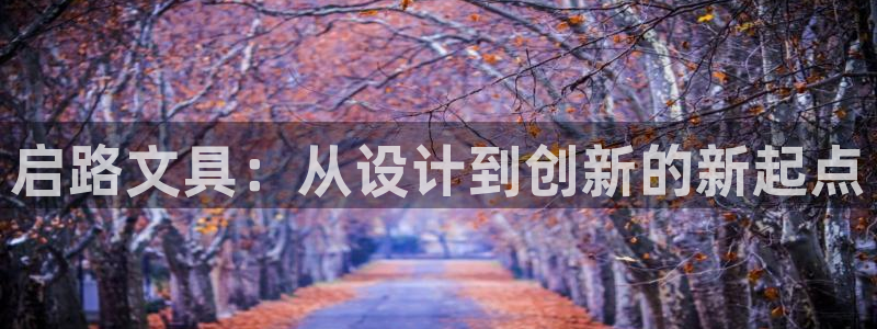 卧龙娱乐975949：启路文具：从设计到