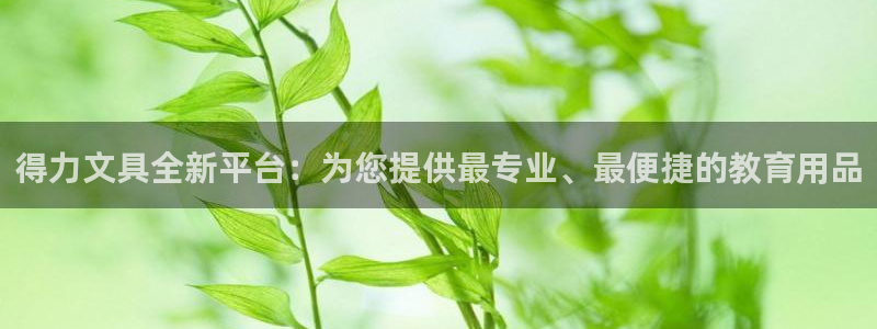 卧龙娱乐上：得力文具全新平台：为您提供最