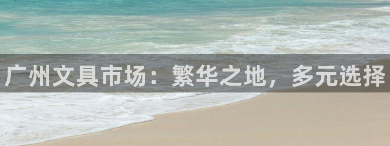 卧龙娱乐APP：广州文具市场：繁华之地，