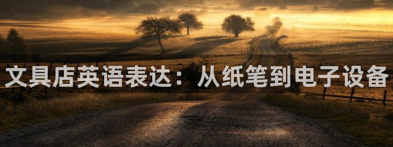 卧龙娱乐左：文具店英语表达：从纸笔到电子